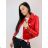 Frühling Kunstlederjacke Frauen (s-xl) polnischen Moda JMK19046