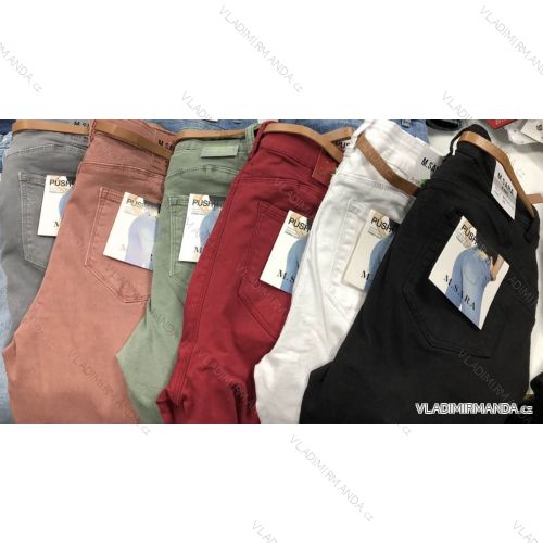 Damenhose Push-Up lang Übergröße (29-38) M.SARA MA120MS1271-13