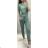 Lange Damenhose (uni s-m) ITALIAN FASHION IM220003-1
