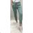 Lange Damenhose (uni s-m) ITALIAN FASHION IM220003-1
