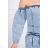 Stretch-Jeanskleid, nackte Schultern S / ML / XL