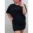 Ärmelloses Damenfledermauskleid (uni xl / 2xl) ITALIAN FASHION IM720041

