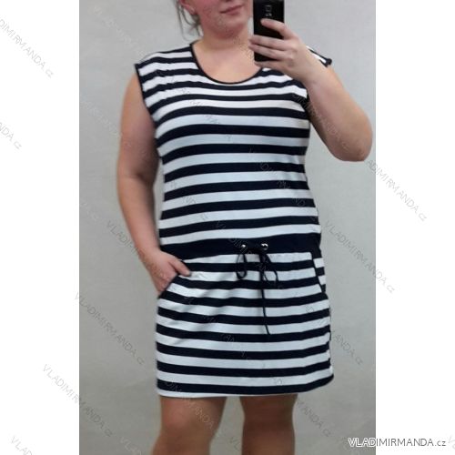 Sommerkleid mit kurzen Ärmeln, Übergröße (XL-3XL) EXCZOTIC TM819780