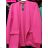 Dünne Feder-Langarmjacke für Damen (uni s-l) ITALIAN FASHION IMC20073