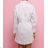 Shirt Damenstreifen mit 3/4 Ärmeln (uni sl) ITALIAN Fashion IM418458 weiß