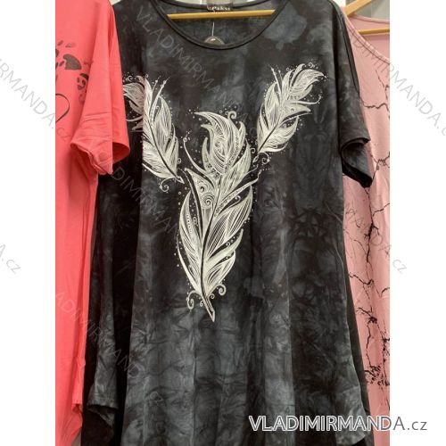 Tunika Kurzarm Damen (Uni L / XXL) TURKISH FASHION TM920031
