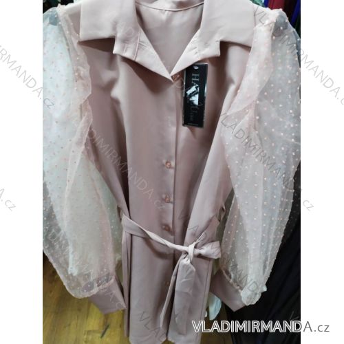 Langarm Hemdkleid Damen (uni s / l) ITALIAN FASHION IM919875