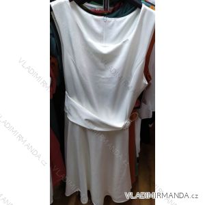 Kleid elegant breite Träger Frauen (uni s-m) ITALIAN FASHION IM920054
