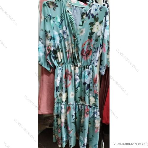 Kurzarmkleid Damen (uni s-m) ITALIAN FASHION IM920074
