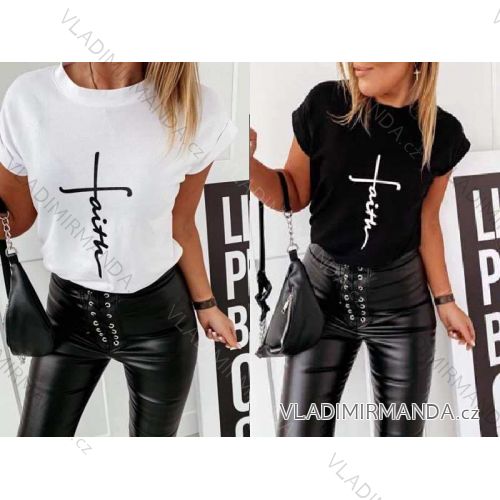 T-Shirt Kurzarm Frauen (uni s-m) ITALIAN FASHION IMD20003