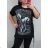 Tunika Kurzarm Damen (Uni L / XXL) TURKISH FASHION TM920110