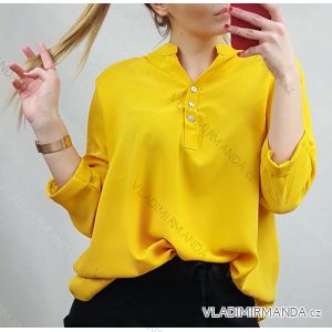 Tunika alle Bluse Langarm Frauen (uni m / l) ITALIAN FASHION IM920042