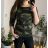 Langärmlige T-Shirt-Jacke für Damen (uni sl) ITALIEN MODA IM5188015