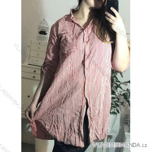 Langarmhemd für Damen in Übergröße (UNI XL-2XL) ITALIAN FASHION IM620033
