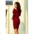 189-5 Sportkleid mit Ausschnitt hinten - Farbe Burgund
