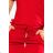 139-4 Kurzarm Sportkleid - rot
