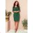 255-2 IRIS Kleid mit Falten - grün
