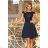 157-9 Kleid MARTA mit Spitze - dunkelgrün
