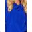 140-11 Bluse mit Bindung - klassisches Blau
