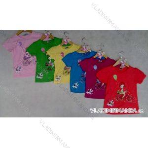T-Shirt Kurzarm mit Mädchen auf Fahrrad Baby (98-134) ARTENA 91019
