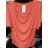 T-Shirt Kurzarm Damen (Uni L / XL) ITALIAN FASHION IM2202141