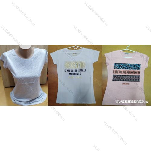 T-Shirt Kurzarm Frauen (uni s-l) TURKISH FASHION TM920027

