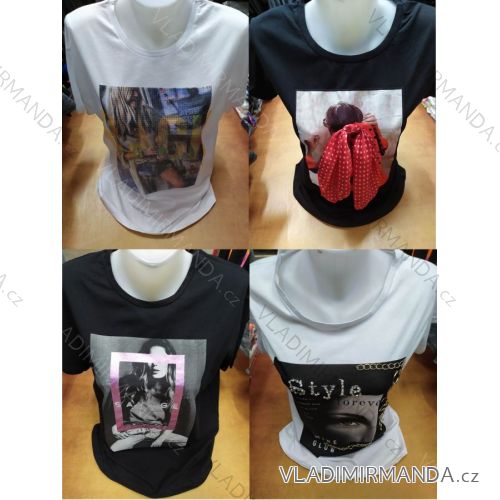 T-Shirt Kurzarm Frauen (s-l) TURKISH FASHION TM920036
