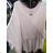 Damen Tunika 3/4 Langarm übergroß (UNI XL-2XL) ITALIAN FASHION IM720059
