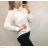 Langarmhemd für Damen (uni s-m) ITALIAN FASHION IM920103
