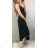 Elegantes langes Damenkleid (uni s / m) Italienisch MODA IM920094
