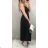 Elegantes langes Damenkleid (uni s / m) Italienisch MODA IM920094
