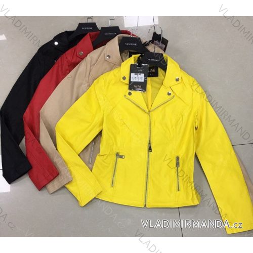 Kunstlederjacke für Damen (UNI S-XL) ITALIAN FASHION IM920CX004-46