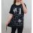 Tunika Kurzarm Damen (Uni L / XXL) TURKISH FASHION TM920112
