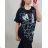 Tunika Kurzarm Damen (Uni L / XXL) TURKISH FASHION TM920112
