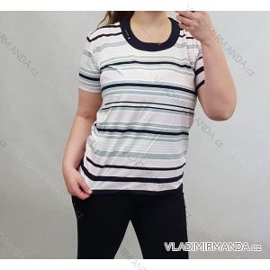 Tunika Kurzarm Damen (Uni L / XXL) TURKISH FASHION TM920151
