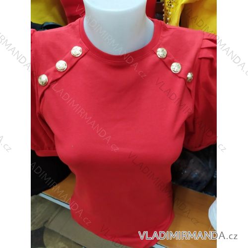 T-Shirt Kurzarm Frauen (uni s / xl) Ungarische Mode MAE20005
