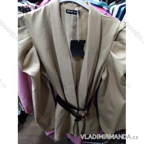 Frühlingsjacke Langarm Damen (uni s-m) ITALIENISCHE MODE IM920137
