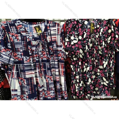 T-Shirt Kurzarm Damen übergroß (54-60) POLISH FASHION PM120052
