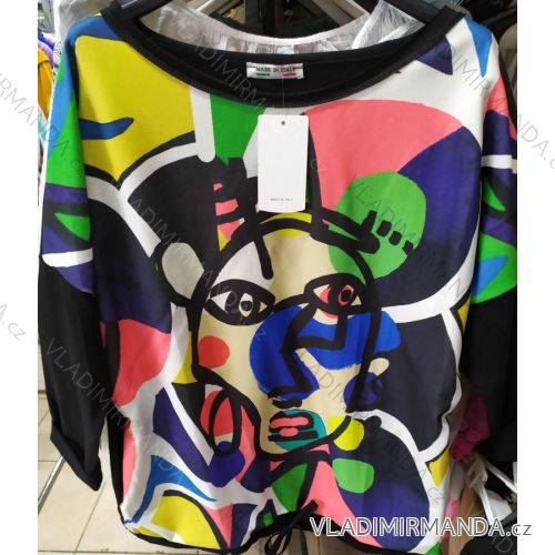 Sweatshirt Kurzarm (uni) ITALIENISCHE Mode IM518226