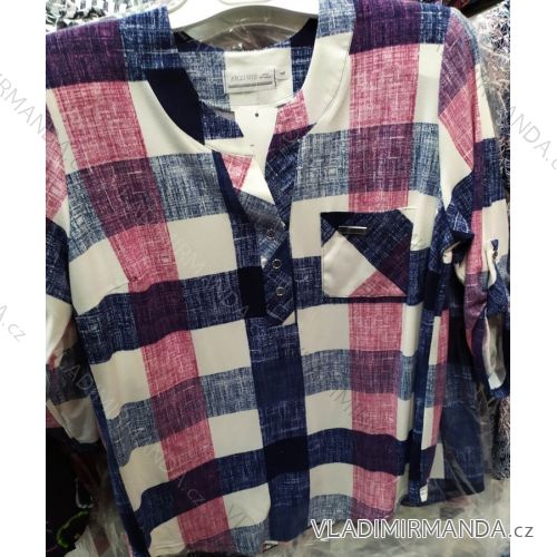 TUNICA SHIRT 3/4 LANGHÜLLE übergroß (L-3XL) L.G.M. Polnische Mode LGM20006
