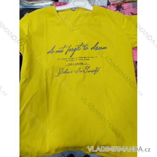 T-Shirt Kurzarm Damen (UNI L / 3XL) TURKISH FASHION TML20031
