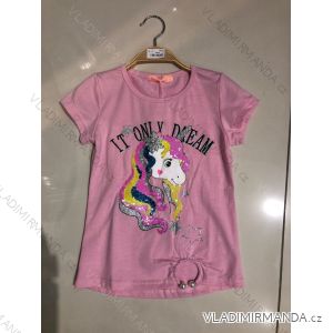 T-Shirt Kurzarm Kinder jugendliche Mädchen (4-12 Jahre) SEA2052636
