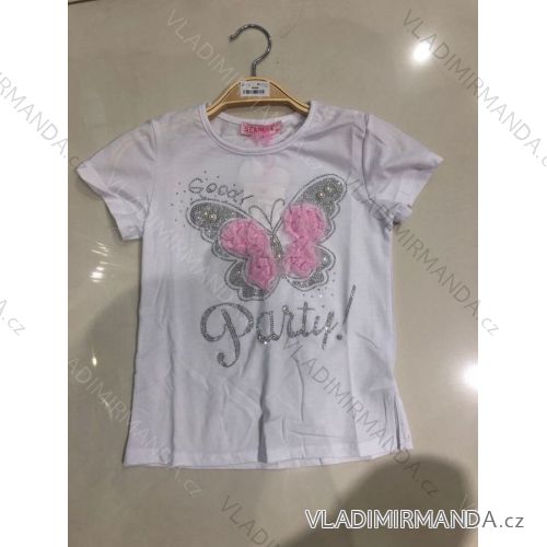 T-Shirt Kurzarm Kinder jugendliche Mädchen (4-12 Jahre) SEA2046049