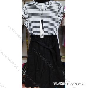 Kleiden Sie Sommer Mode der kurzen Hülse Frauen (uni sl) ITALIENISCHES MODA IM220CO1-211