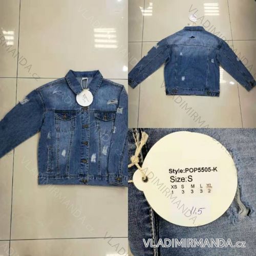 Jeansjacke Damen (XS-XL) P.O.P. SIEBEN MA119POP5505-K