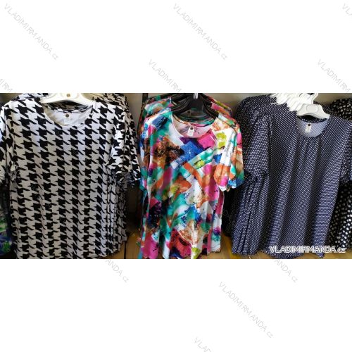 Damen T-Shirt Kurzarm Baumwolle (m-2xl) BENTER 46738