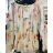 Kleid mit 3/4 Ärmeltasche für Damen (uni sl) ITALIAN Fashion IM3181746