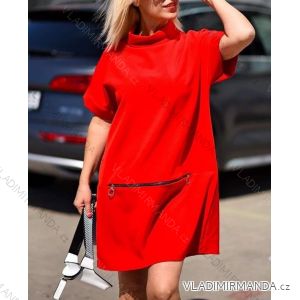 Kleid mit 3/4 Ärmeltasche für Damen (uni sl) ITALIAN Fashion IM3181746