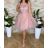 Kleid mit 3/4 Ärmeltasche für Damen (uni sl) ITALIAN Fashion IM3181746