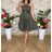 Kleid mit 3/4 Ärmeltasche für Damen (uni sl) ITALIAN Fashion IM3181746